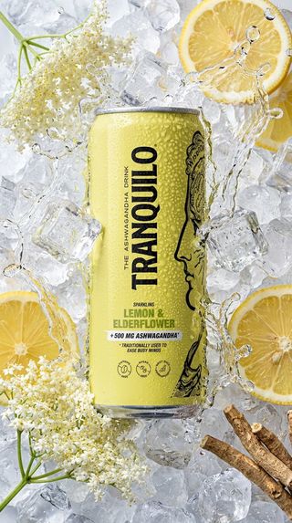 Obrázek 2 produktu Tranquilo ASHWAGANDHA 330ml - lemon & elderflower 