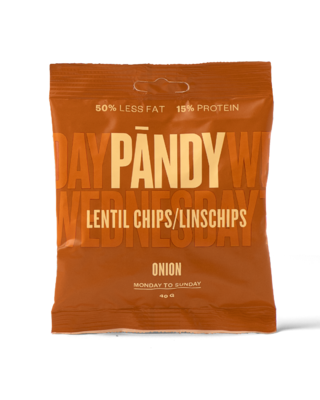 Obrázek produktu PANDY Čočkové chipsy 40g – cibule