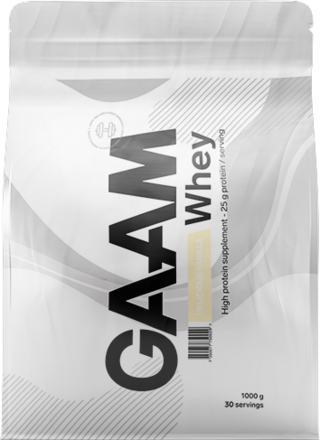 Obrázek produktu GAAM 100% WHEY PREMIUM 1000g - delicous vanilla