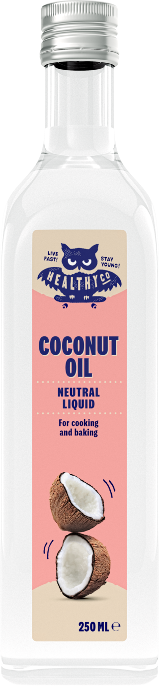 Obrázek produktu HealthyCo Tekutý kokosový olej – neutrální 250ml