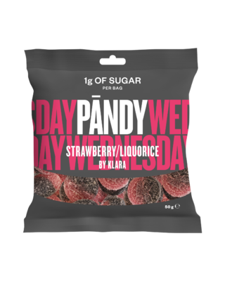 Obrázek produktu PÄNDY CANDY STRAWBERRY/LIQUORICE 50G