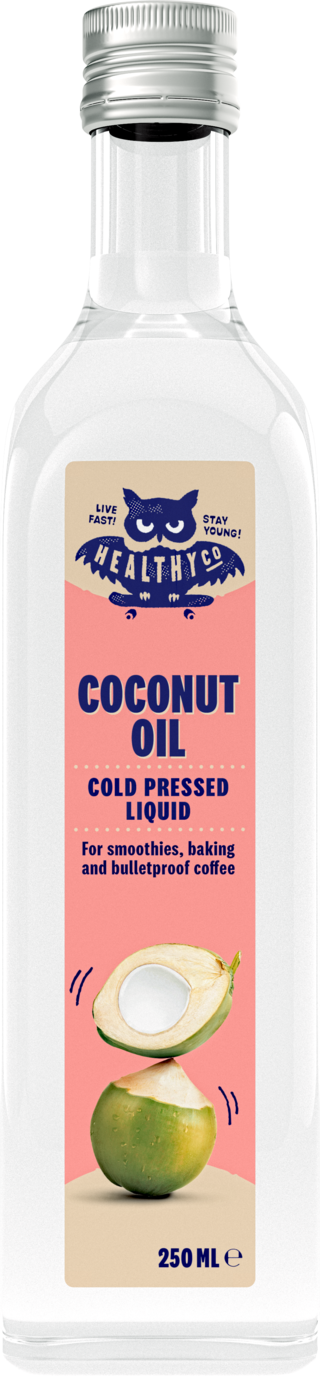 Obrázek produktu HealthyCo Tekutý kokosový olej za studena lisovaný 250ml