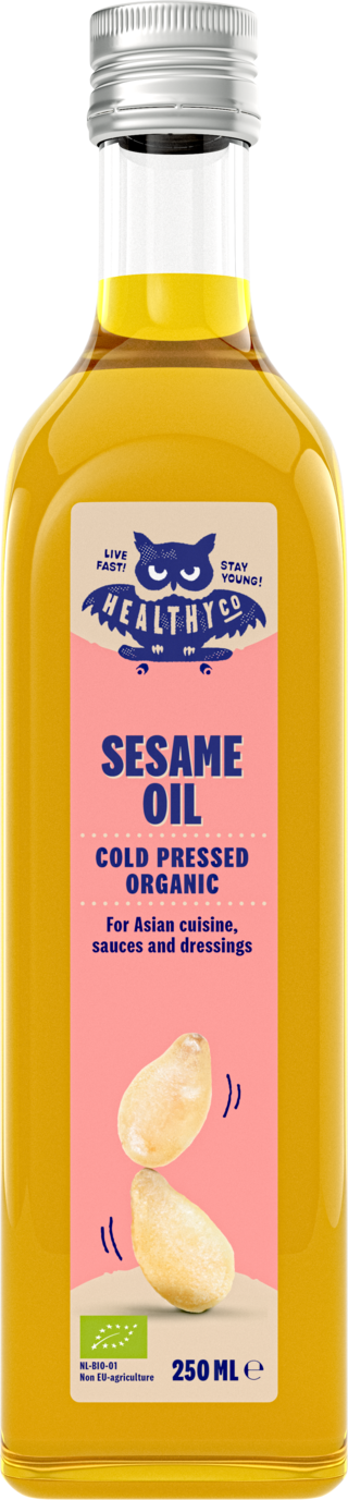 Obrázek produktu HeathyCo ECO Sezamový olej za studena lisovaný 250ml