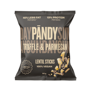 Obrázek produktu PÄNDY Čočkové chipsy lanýž/parmazán 50g