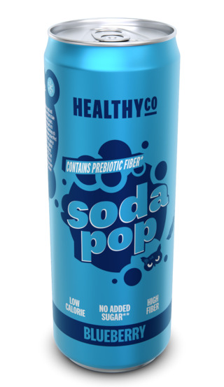 Obrázek produktu HealthyCo SODA POP BLUEBERRY 330 ML 