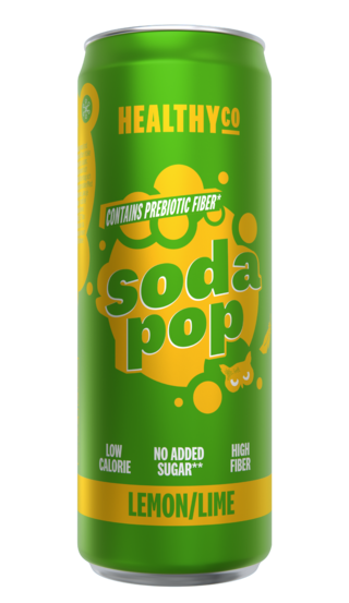 Obrázek produktu HealthyCo SODA POP LEMON LIME 330 ML 