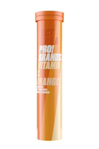 Obrázek produktu PRO!BRANDS Vitamin C 80g - 20 šumivých tbl. - pomeranč