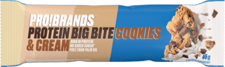 Obrázek produktu PROBRANDS PROTEIN BAR BIG BITE 45g - cookies & cream 