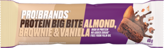 Obrázek produktu PROBRANDS PROTEIN BAR BIG BITE 45g - mandlové brownie s vanilkou 